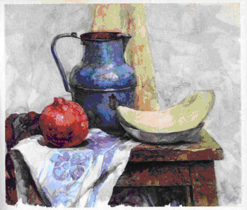 Живопись. Урок рисования кувшина.